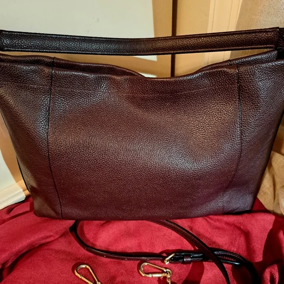 🎁 NEW COACH Scout Hobo Burgundy Oxblood Satchel/Shoulder/Crossbody Bag - Picture 4 of 16